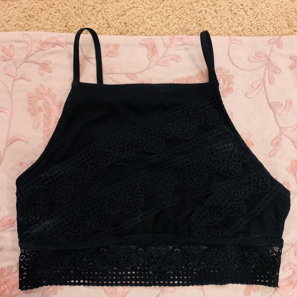 never worn lace high neck bralette